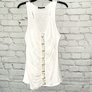 INC white tank top